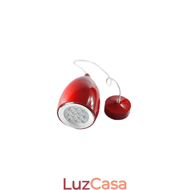 Luminária pendente de metal com pintura de globo contemporânea moderna