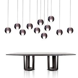 Luminária pendente G4 Retroifit 3W Cromado Cristal Moderno Contemporâneo Luminária pendente
