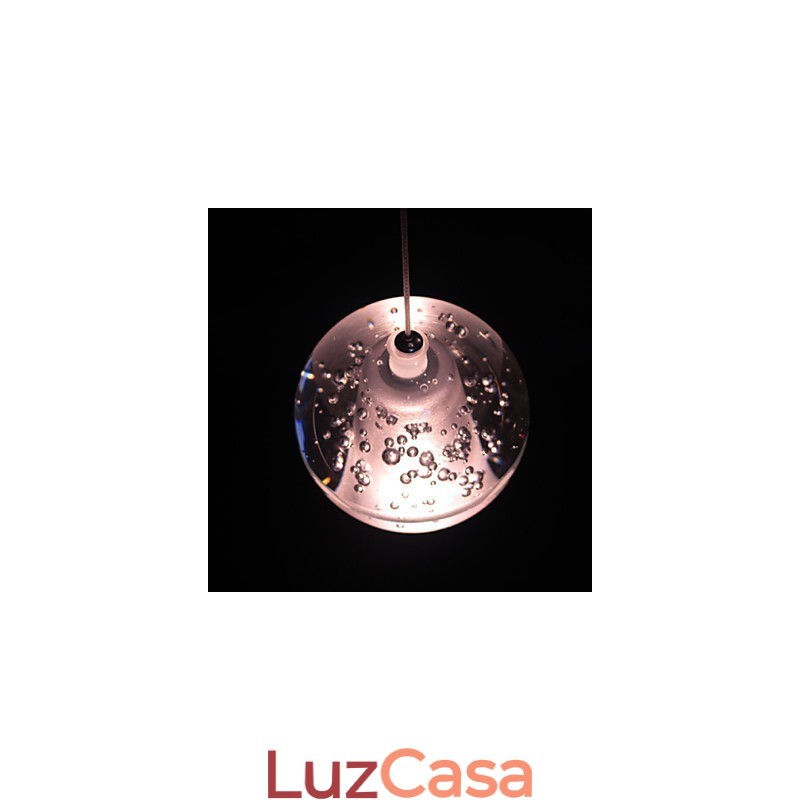 Luminária pendente G4 Retroifit 3W Cromado Cristal Moderno Contemporâneo Luminária pendente