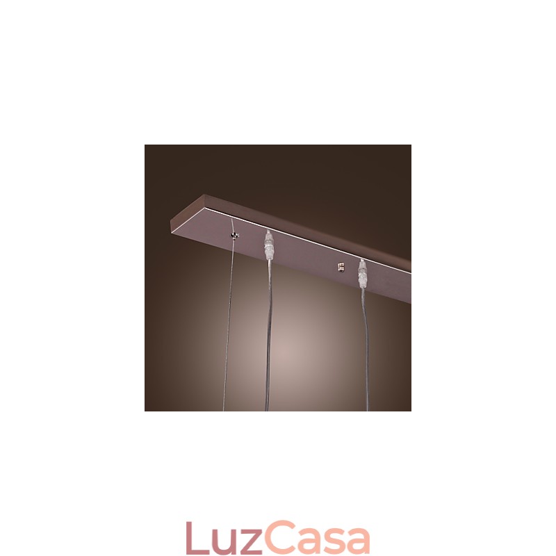 Ilha moderna contemporânea cristal outros metal pingente luz