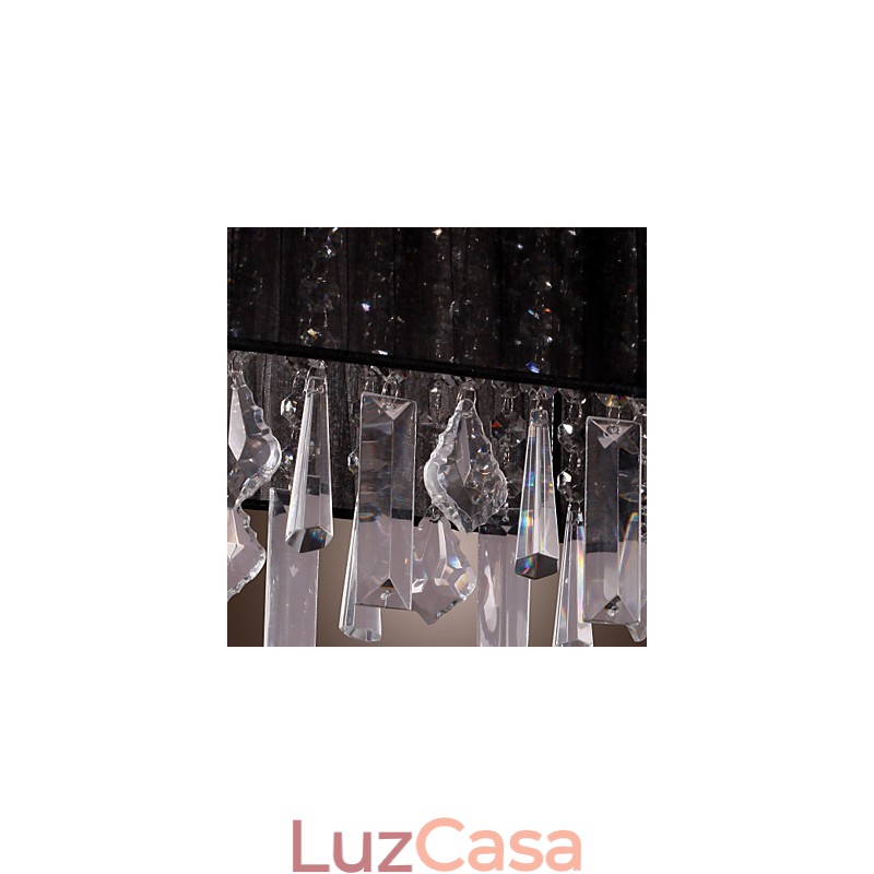 Ilha moderna contemporânea cristal outros metal pingente luz