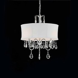 Luminária pendente de metal galvanizado
