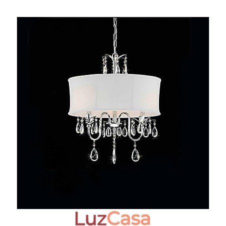 Luminária pendente de metal galvanizado