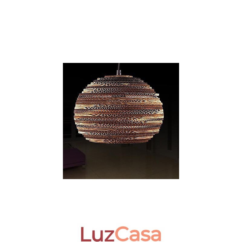 Luminária pendente rústica Lodge Globe Drum Island Bowl Vintage Lantern Country Metal