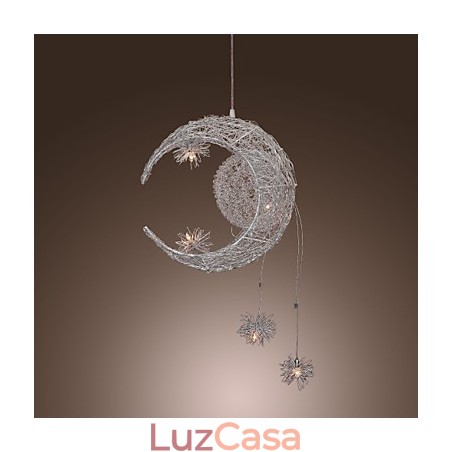 Luminária pendente moderna contemporânea estilo globo mini galvanizada em metal Luminária pendente moderna contemporânea estilo globo mini galvanizada em metal