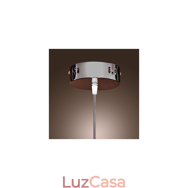 Luminária pendente moderna contemporânea estilo globo mini galvanizada em metal