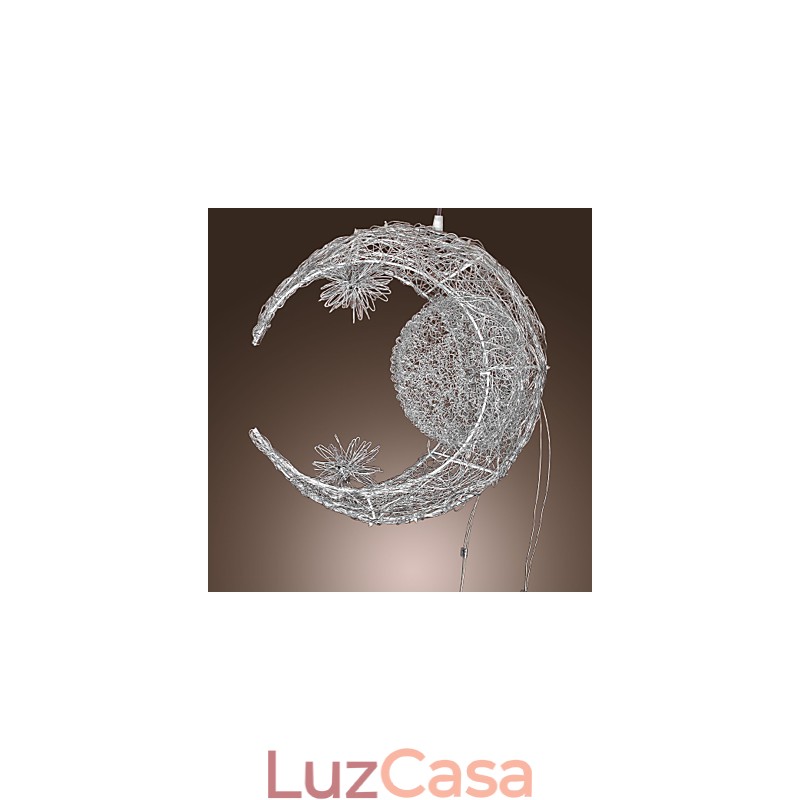 Luminária pendente moderna contemporânea estilo globo mini galvanizada em metal