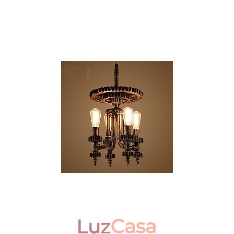 Loja de equipamentos mecânicos retrô Iluminação decorativa