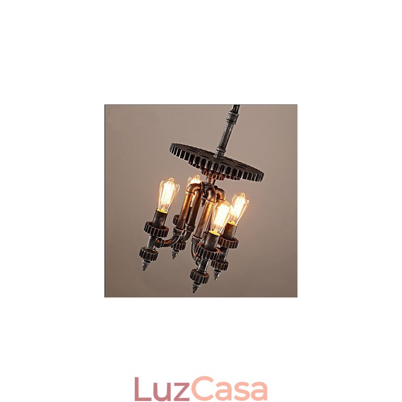 Loja de equipamentos mecânicos retrô Iluminação decorativa