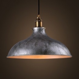 Luminária pendente de ferro de alta qualidade estilo loft, estilo americano, vintage, retrô, estilo country