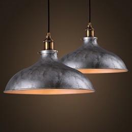 Luminária pendente de ferro de alta qualidade estilo loft, estilo americano, vintage, retrô, estilo country