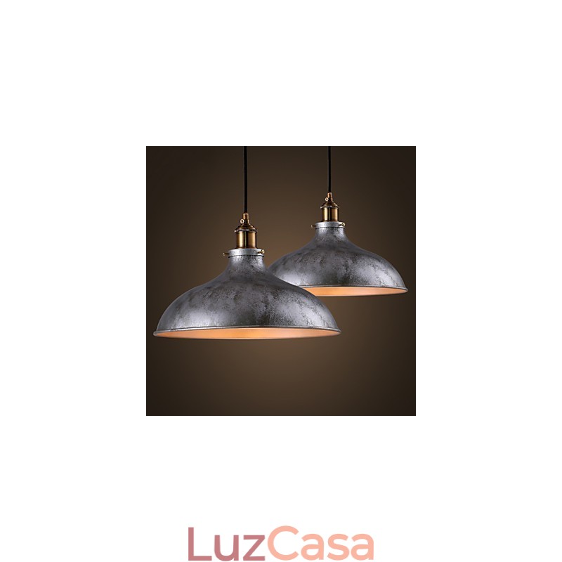 Luminária pendente de ferro de alta qualidade estilo loft, estilo americano, vintage, retrô, estilo country