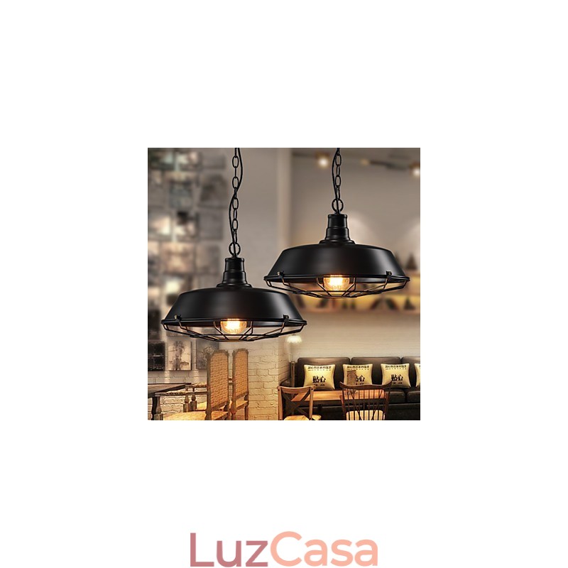 Luminárias pendentes American Country Retro Ferro forjado Contemporâneo e Contratado Armazém Droplight