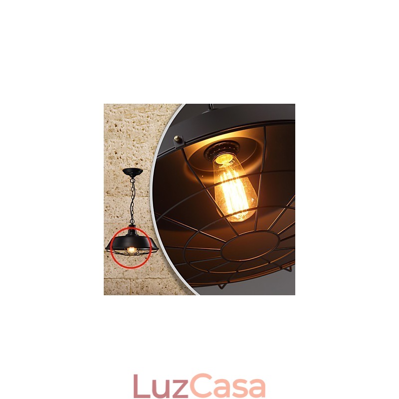 Luminárias pendentes American Country Retro Ferro forjado Contemporâneo e Contratado Armazém Droplight