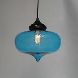 Pendente Bubble Design 1 Luz com Sombra Transparente