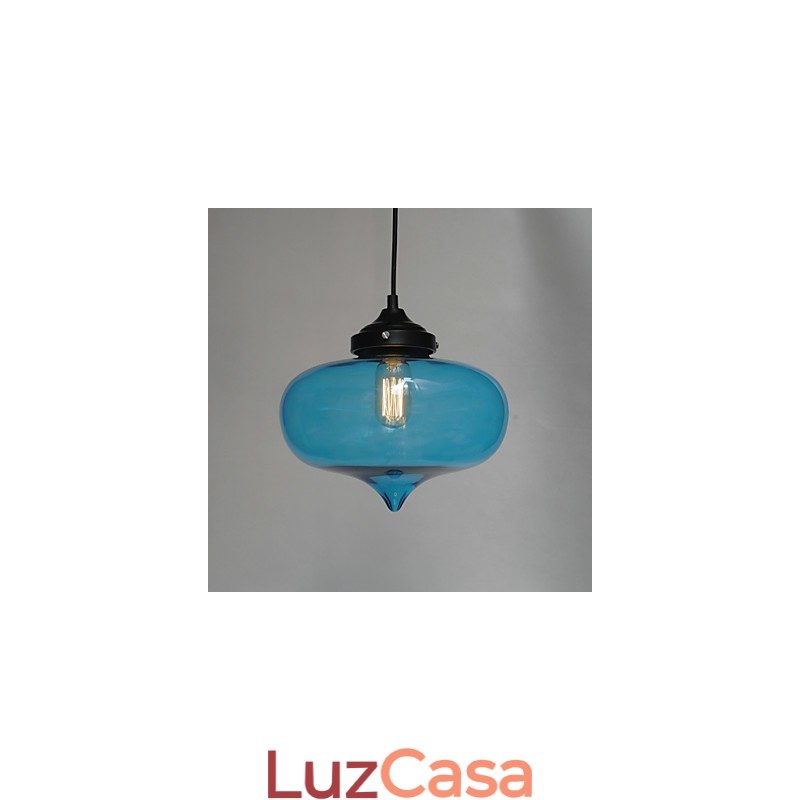 Pendente Bubble Design 1 Luz com Sombra Transparente