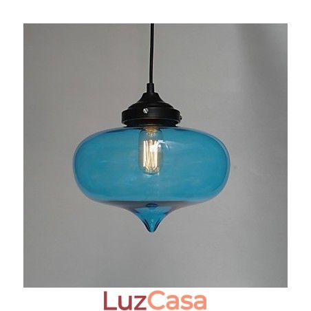 Pendente Bubble Design 1 Luz com Sombra Transparente