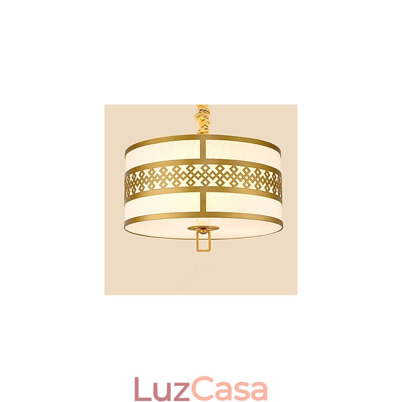 Iluminação suspensa estilo chinês simplicidade moderna