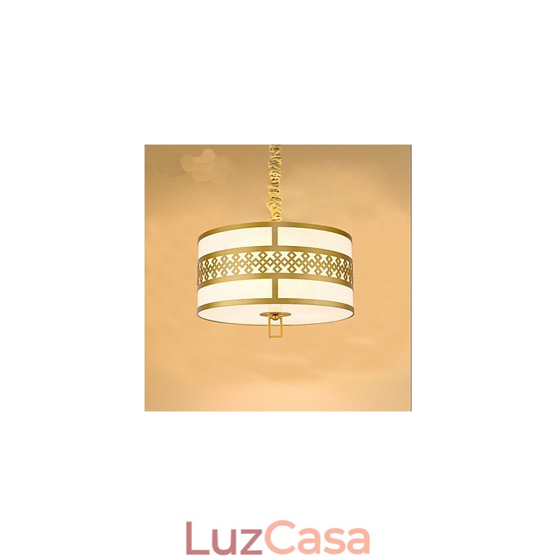 Iluminação suspensa estilo chinês simplicidade moderna