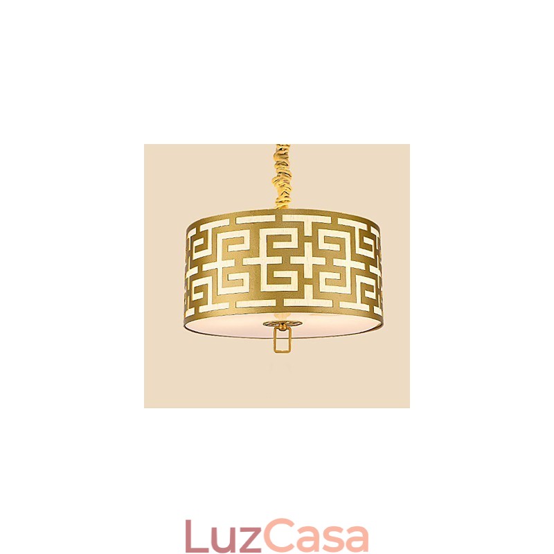 Iluminação suspensa estilo chinês simplicidade moderna
