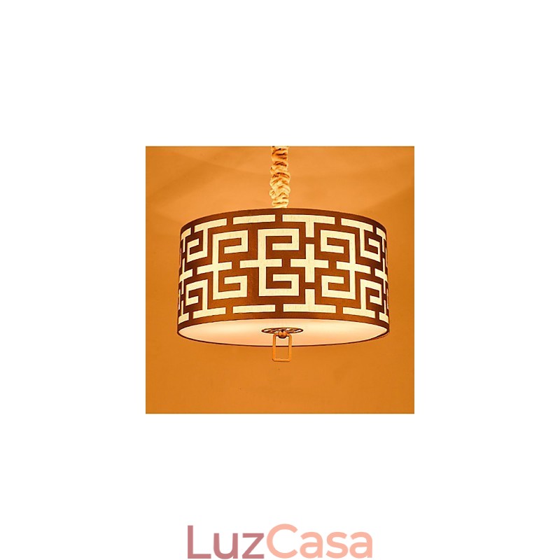 Iluminação suspensa estilo chinês simplicidade moderna