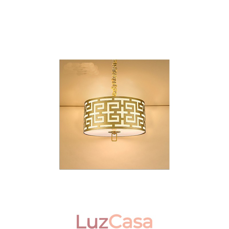 Iluminação suspensa estilo chinês simplicidade moderna