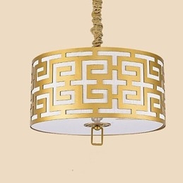 Iluminação suspensa estilo chinês simplicidade moderna