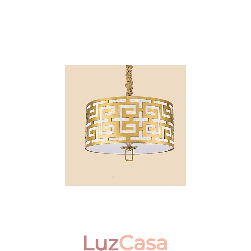 Iluminação suspensa estilo chinês simplicidade moderna