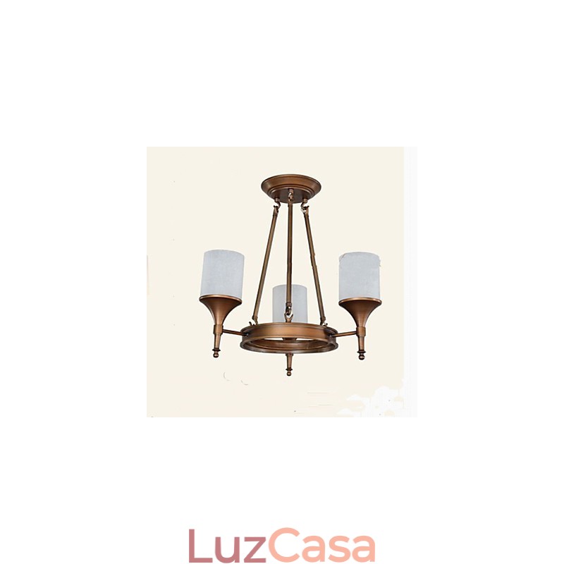 Lustre Pastoral Retro de Ferro Forjado