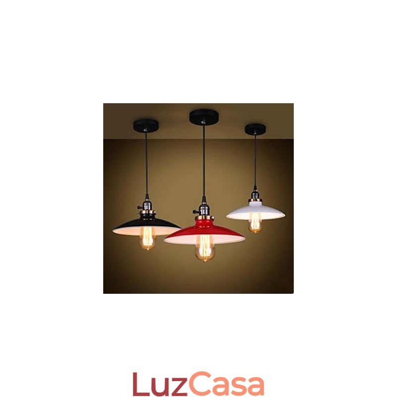 Luminária pendente estilo loft industrial americano
