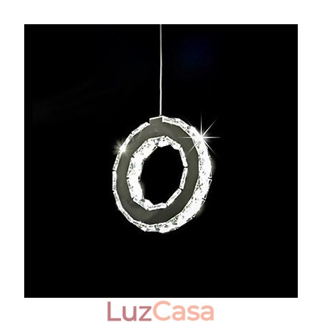 Luminária pendente de metal cristal contemporânea moderna Luminária pendente de metal cristal contemporânea moderna