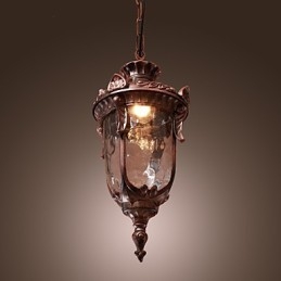 Luminária pendente de inspiração antiga com 1 luz