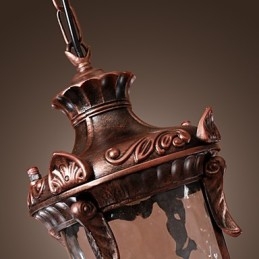 Luminária pendente de inspiração antiga com 1 luz