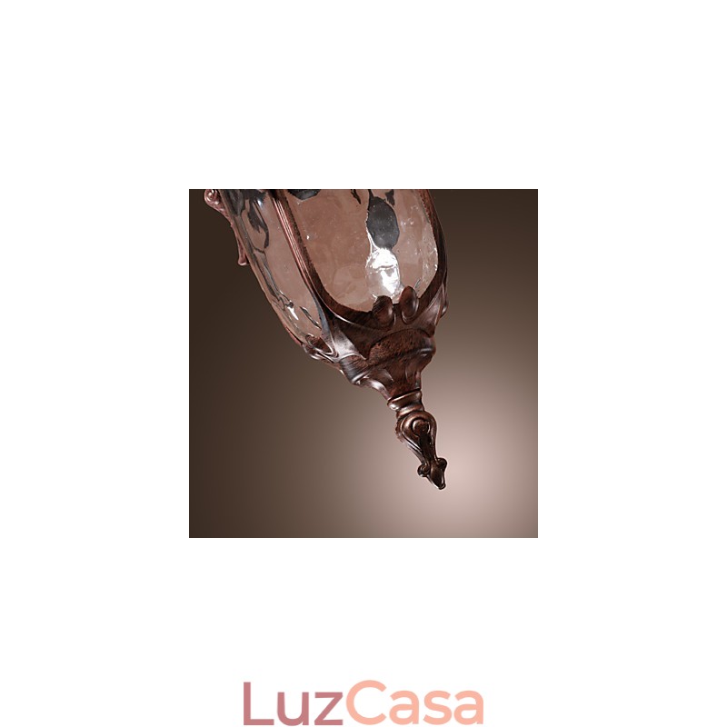 Luminária pendente de inspiração antiga com 1 luz