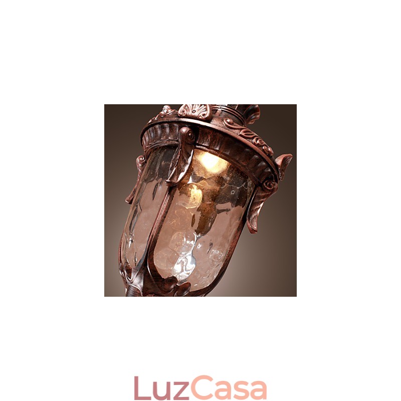 Luminária pendente de inspiração antiga com 1 luz