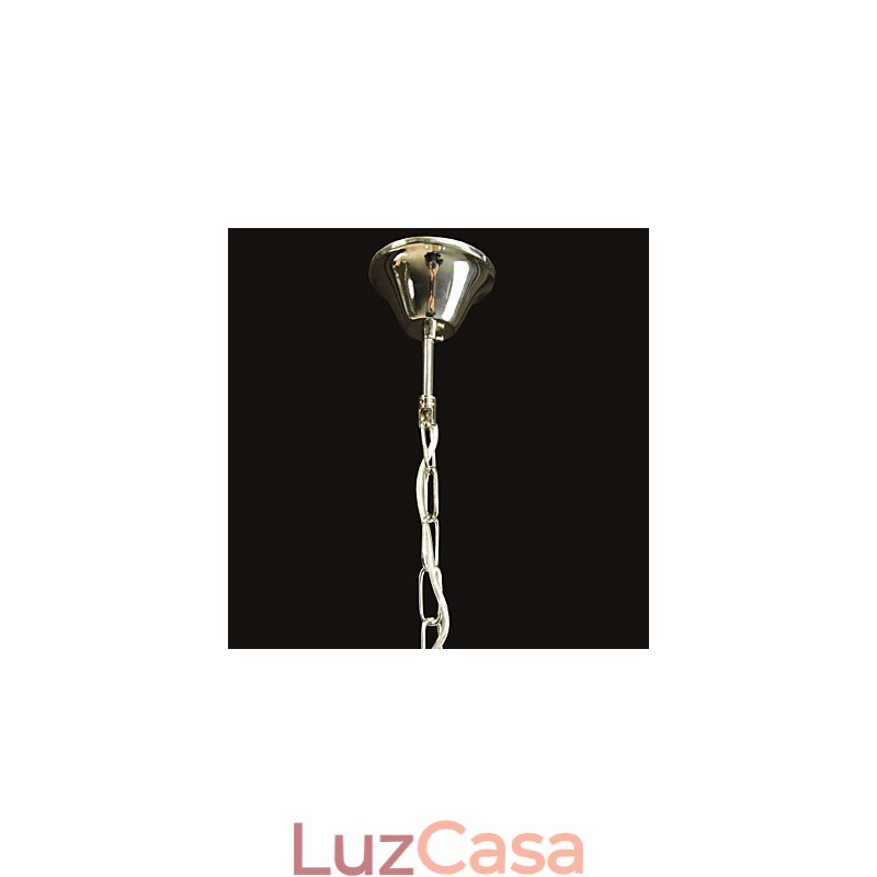 Lustre moderno contemporâneo de cristal cromado com pingente de luz