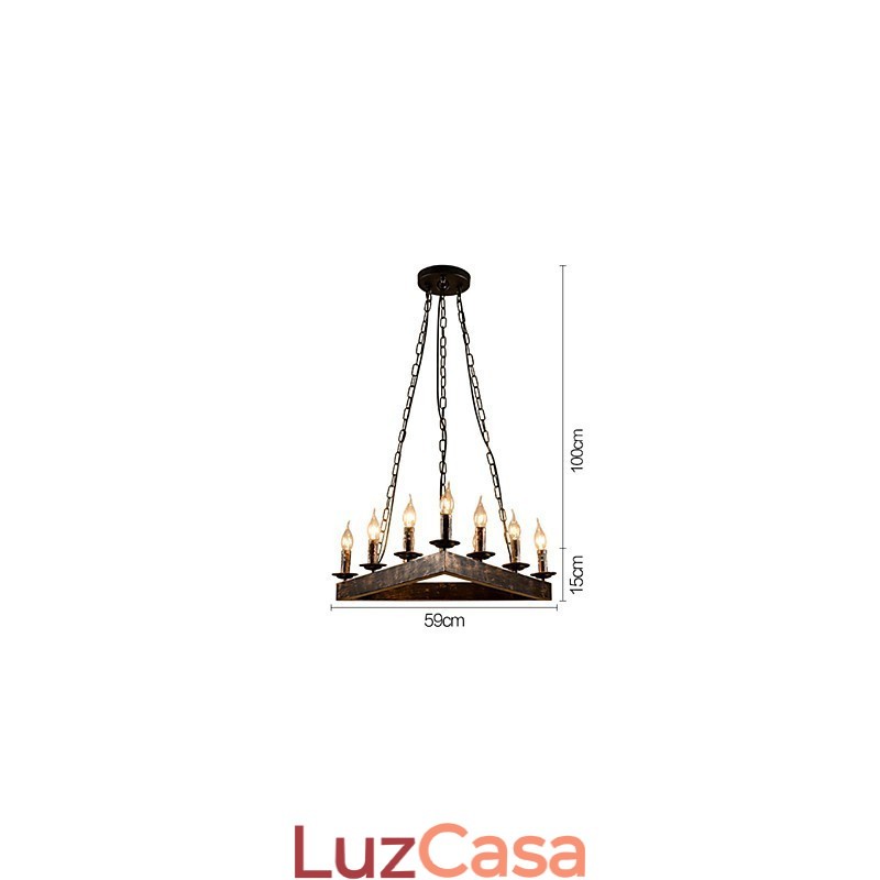 Retro Classic Metal Ceiling Lights Simples Luminárias Pendentes Café Luminária Pendente