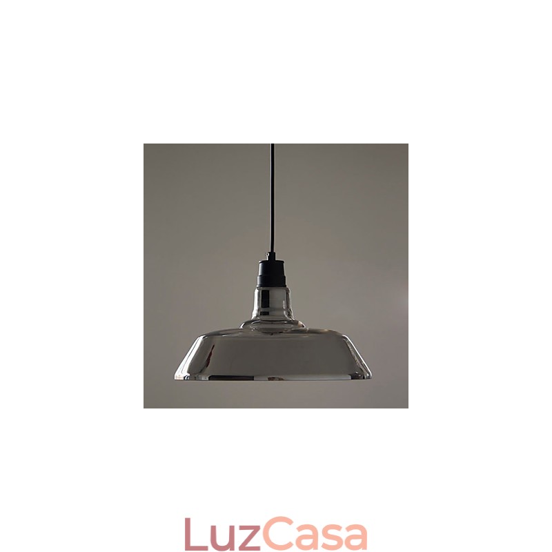 Luminária pendente galvanizada vintage para garagem