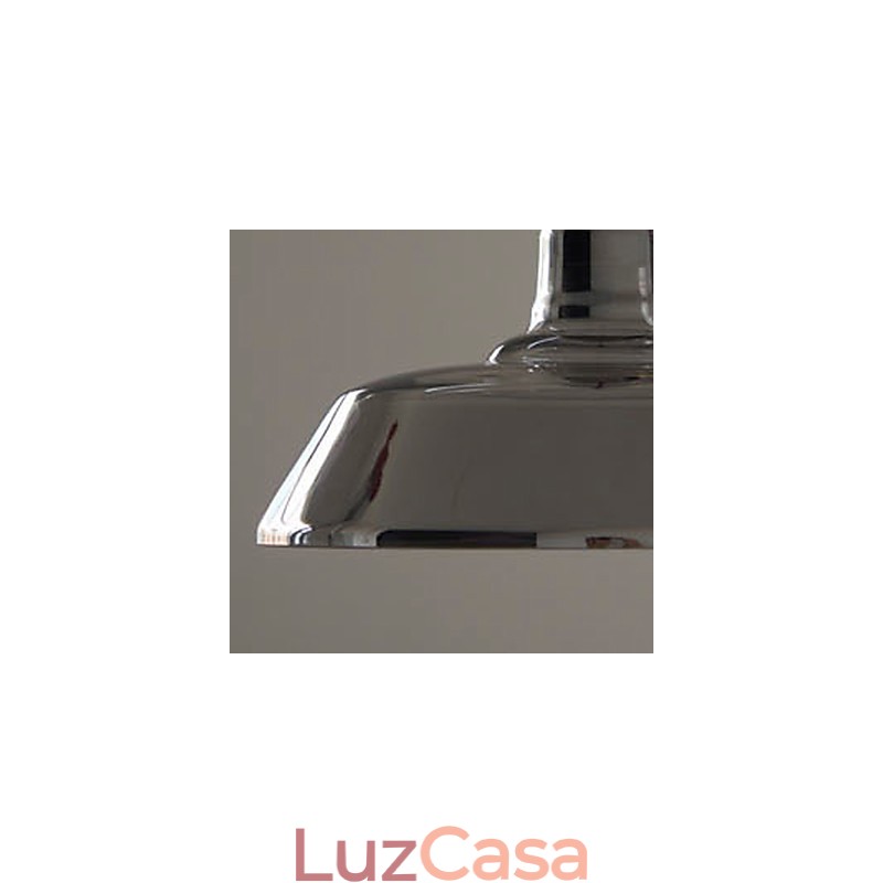 Luminária pendente galvanizada vintage para garagem