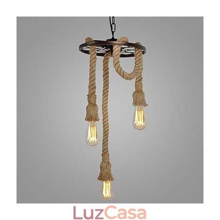 Luminária pendente de metal galvanizado estilo retrô mini Luminária pendente de metal galvanizado estilo retrô mini