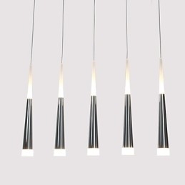 Luminárias pendentes modernas contemporâneas de metal
