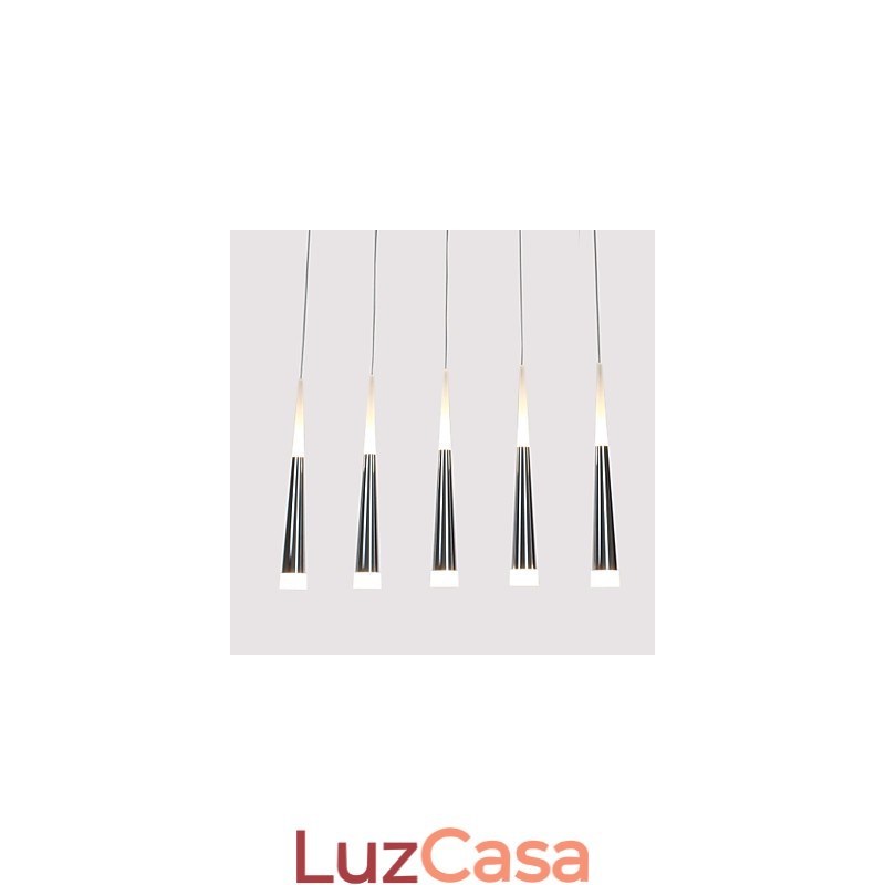 Luminárias pendentes modernas contemporâneas de metal