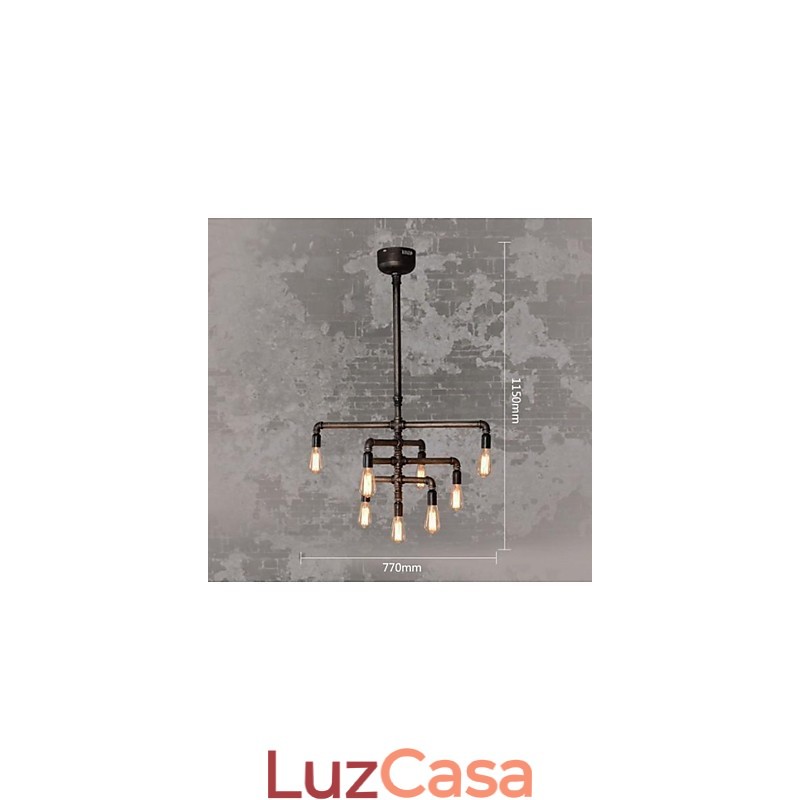 Tradicional clássico vintage retro lanterna country pintura metal pingente luz