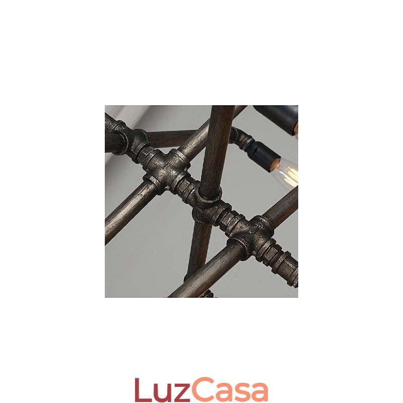 Tradicional clássico vintage retro lanterna country pintura metal pingente luz