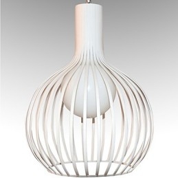 Lustre de gaiola de ferro forjado americano retrô contraído