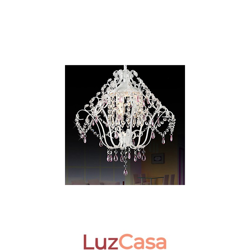 Pingente de cristal de moda de jardim estilo europeu