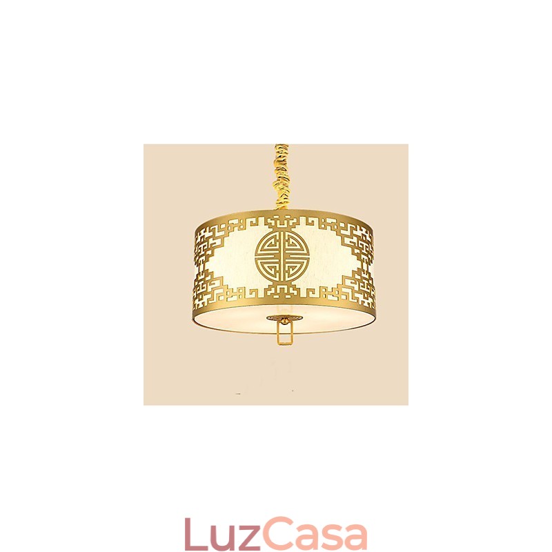 Iluminação suspensa estilo chinês simplicidade moderna