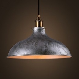 Luminária pendente de ferro de alta qualidade estilo loft, estilo americano, vintage, retrô, estilo country