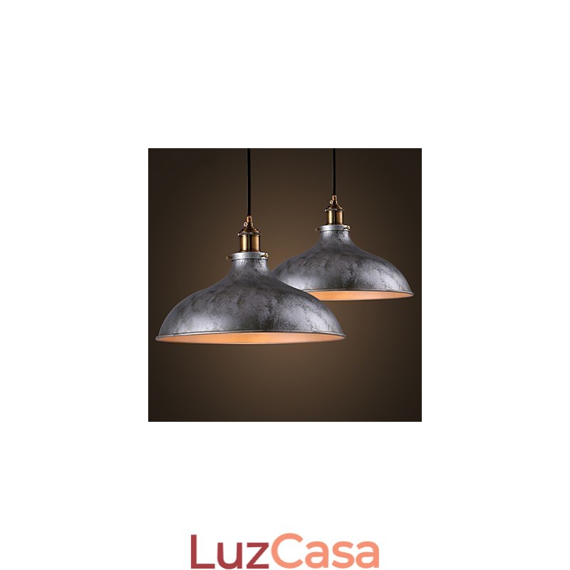 Luminária pendente de ferro de alta qualidade estilo loft, estilo americano, vintage, retrô, estilo country