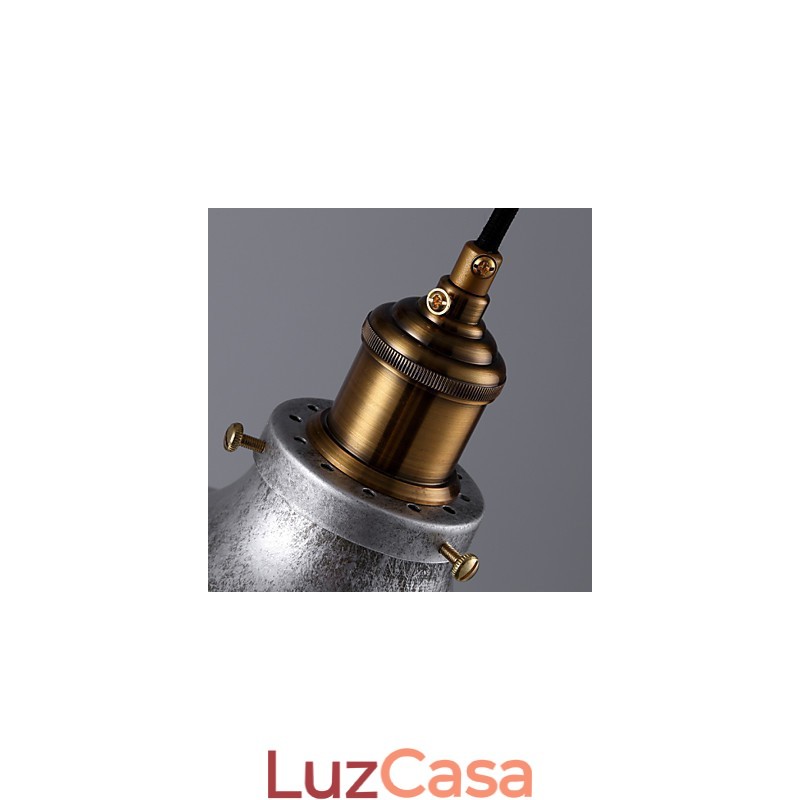 Luminária pendente de ferro de alta qualidade estilo loft, estilo americano, vintage, retrô, estilo country